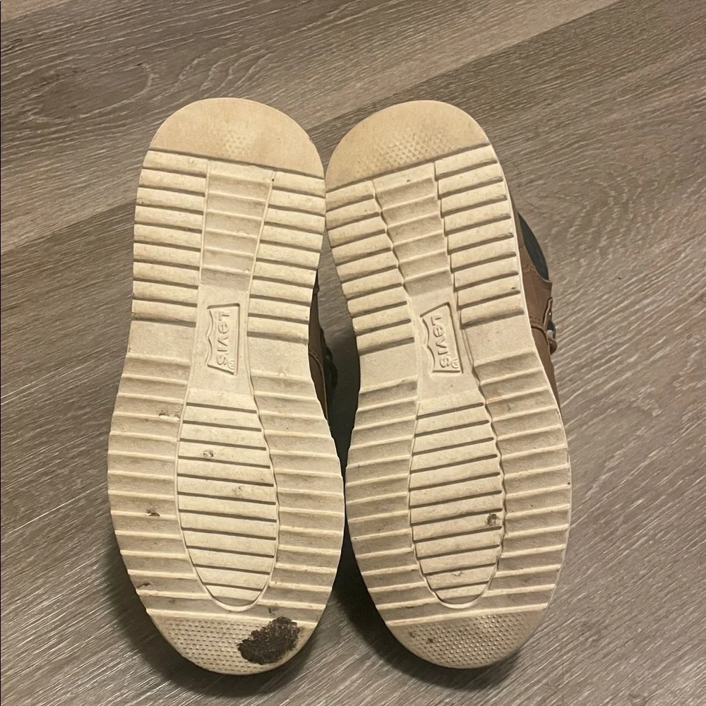Levi's Kids Tan Lace-Up Boots